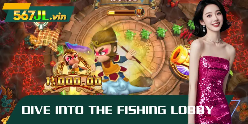 Dive into the fishing lobby