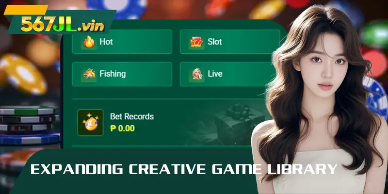 expanding creative game library