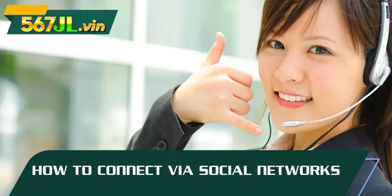How to connect via social networks