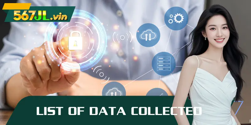 List of data collected